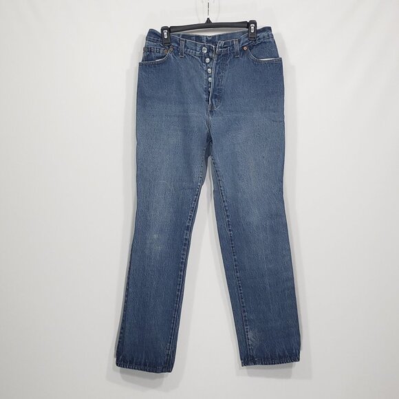 Vintage Levis 501  Button Fly Jeans  Women's Size 16 - Picture 1 of 8